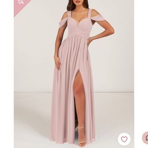 Blush Azazie Bridesmaid Dress